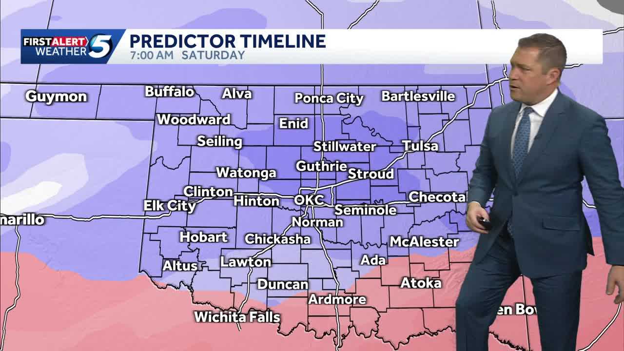 Timeline: Snow totals changing in Oklahoma ahead of Arctic blast and ...