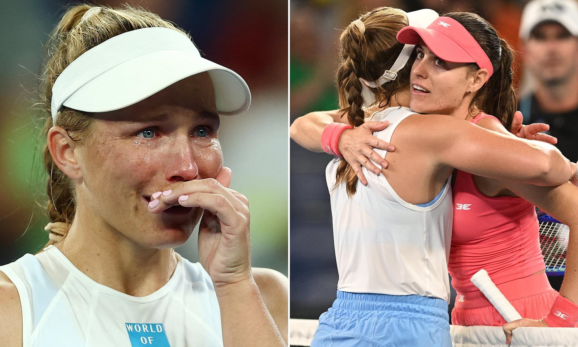 The heartwarming reason why Aussie tennis star broke down in tears