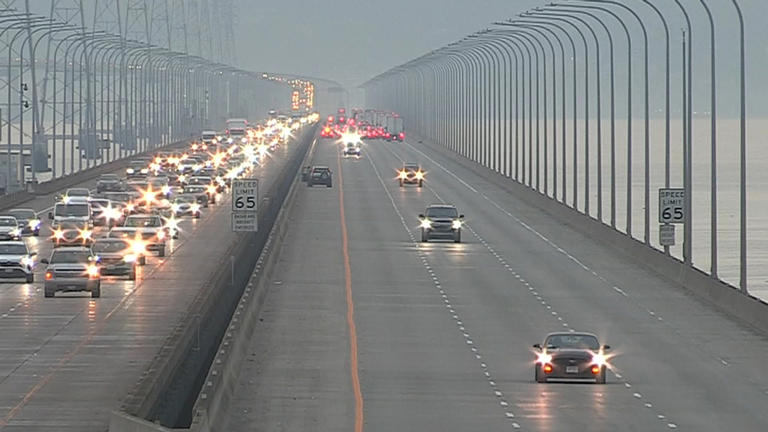 1 killed, 1 injured in car crash on San Mateo Bridge, CHP says ...
