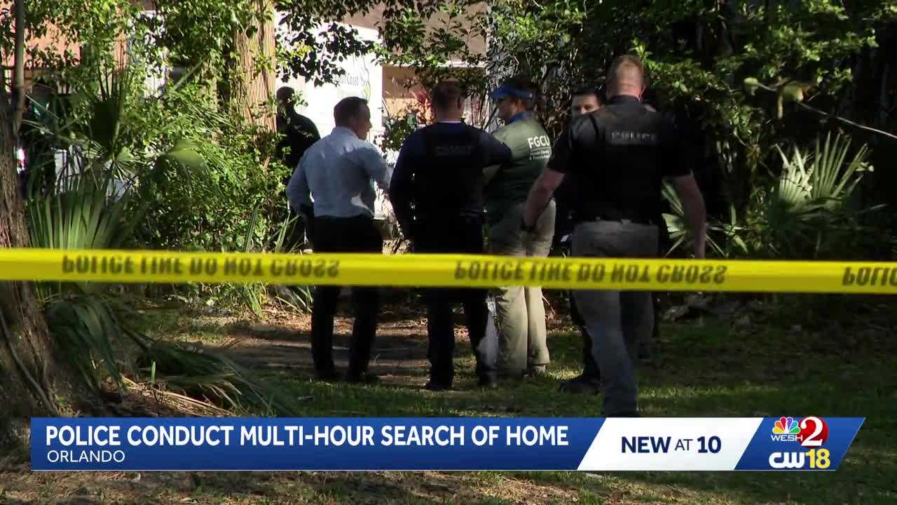 Police, specialized forensics unit conduct multi-hour search at Orlando ...