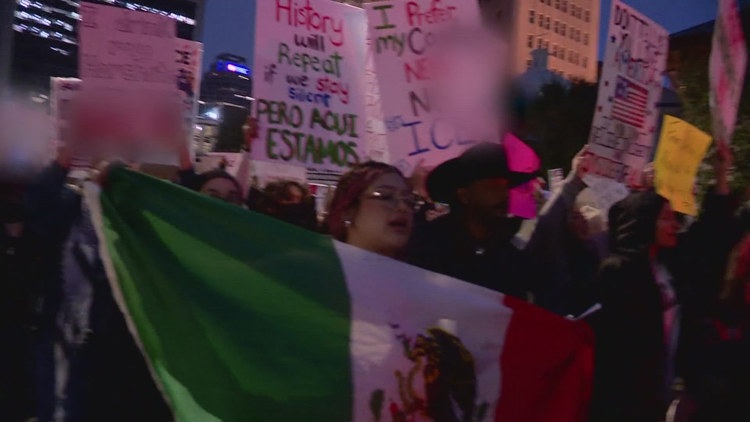 'It's very important to speak out' | Protests against ICE operations ...