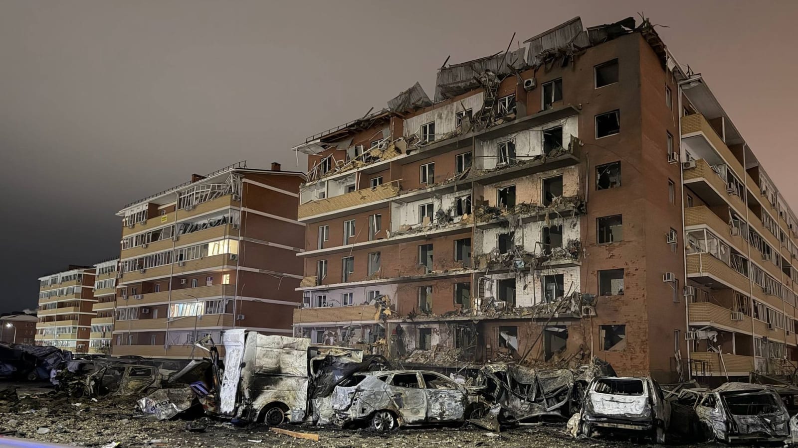 11 reported injured in southern Russia as separate drone strike hits oil refinery<br>