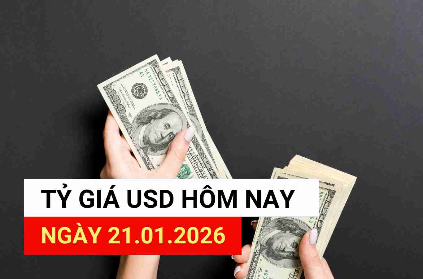 Tỷ giá USD hôm nay 21.1: Đồng loạt giảm