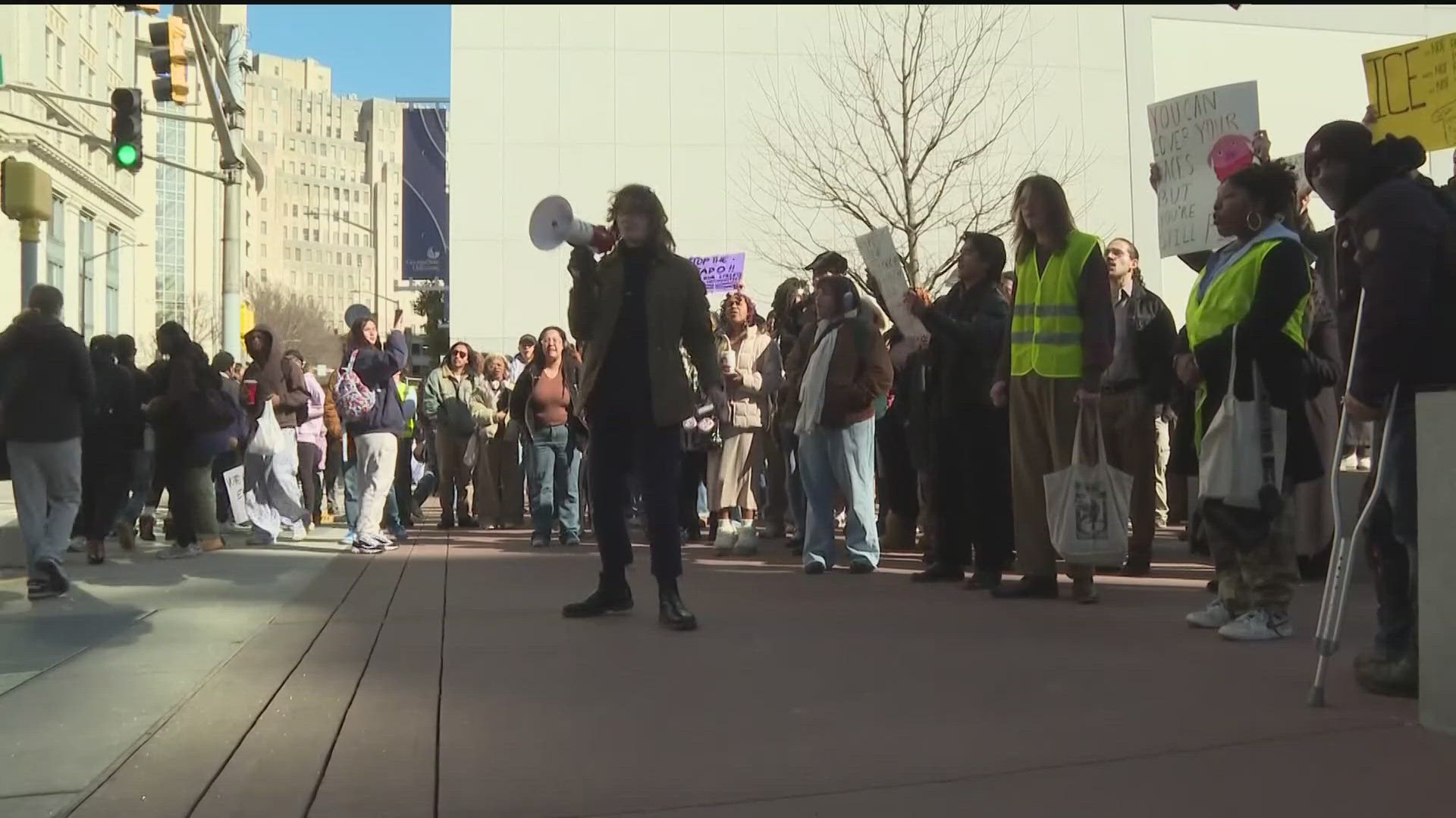 Protests across Atlanta against ICE