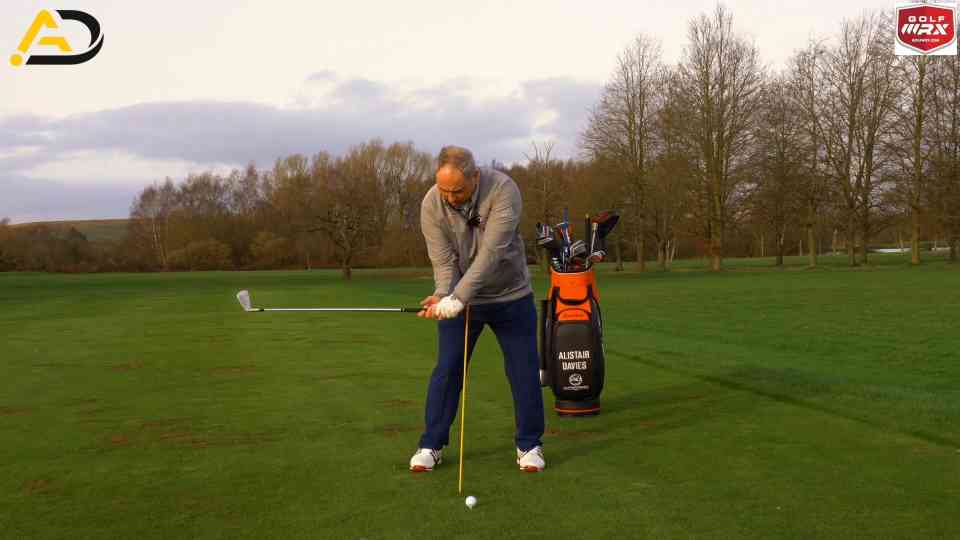 Training the trail elbow in the golf swing