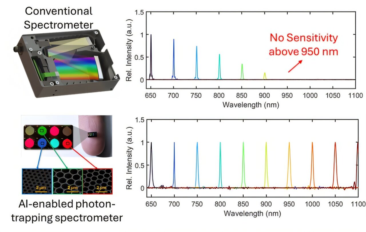 AI-driven ultrafast spectrometer-on-a-chip advances real-time sensing