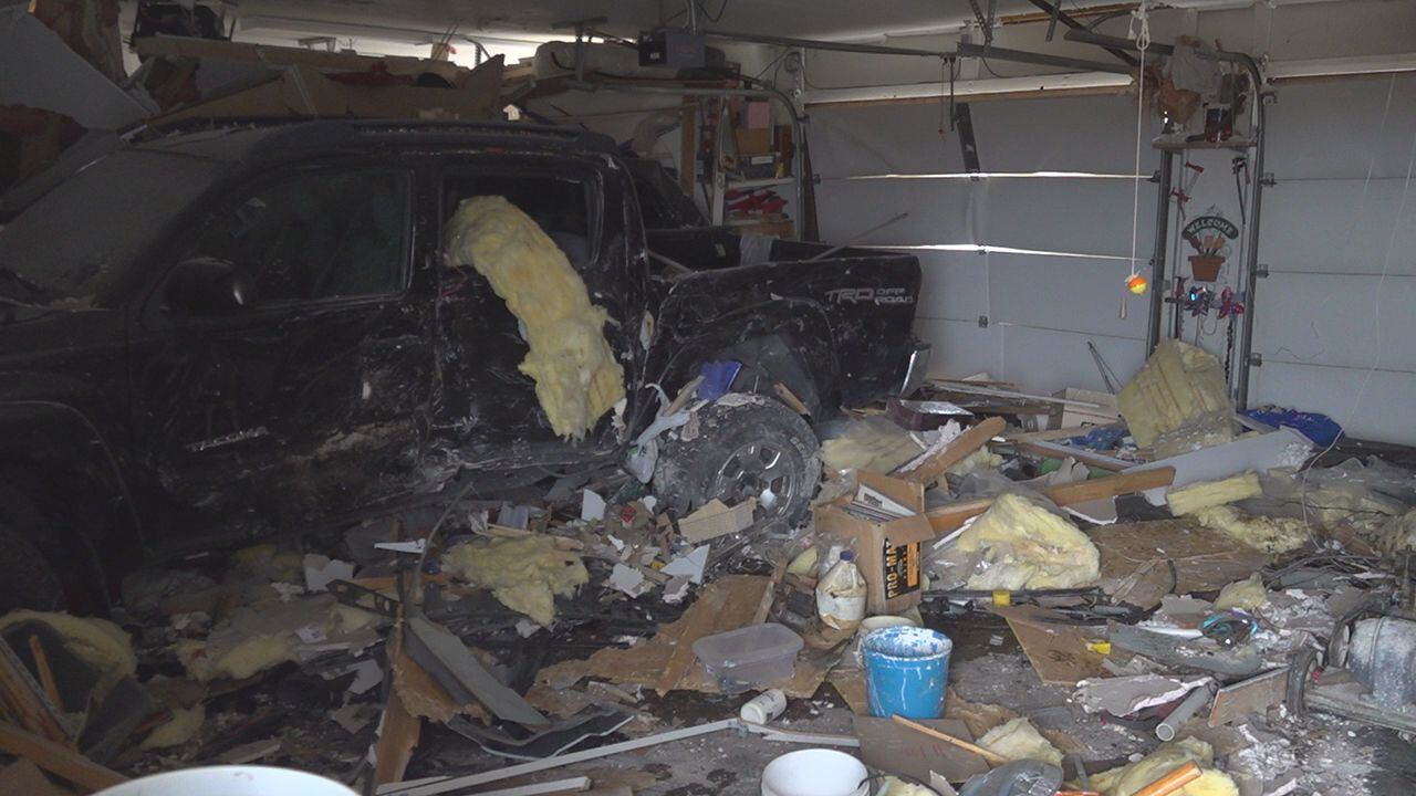 Drunk driver slams into side of home in Rapid Valley Monday night