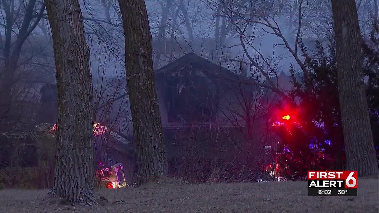 Crews respond to house fire near Blair Executive Airport