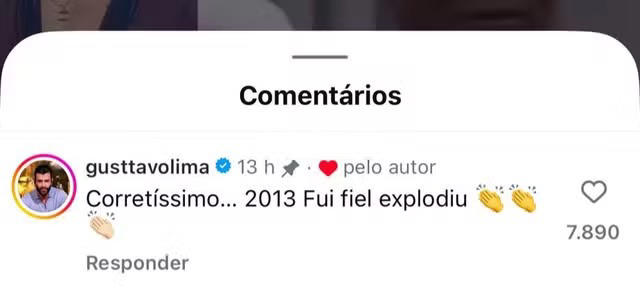 Post do Gusttavo Lima (Reprodu&ccedil;&atilde;o: Instagram)