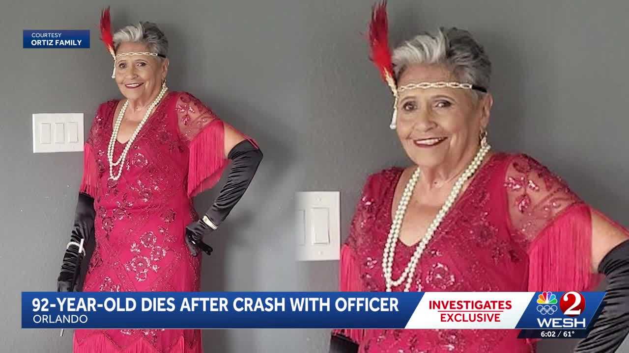 92-year-old woman dies after crash with Florida police cruiser; family ...