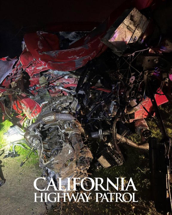 Driver nearly dies after 'violently' crashing into pole in Madera County