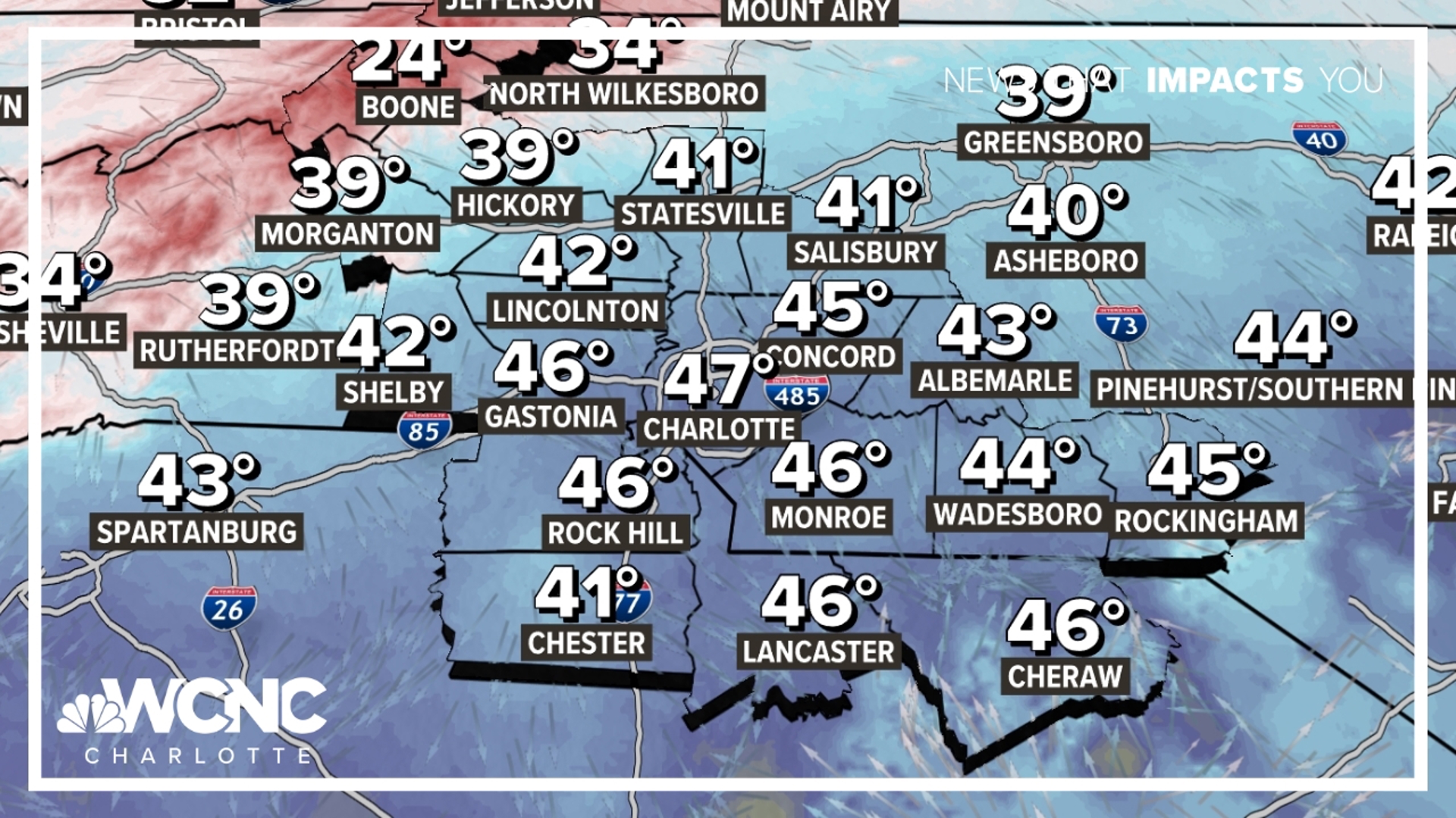 A cold start to the week; watching the weekend closely