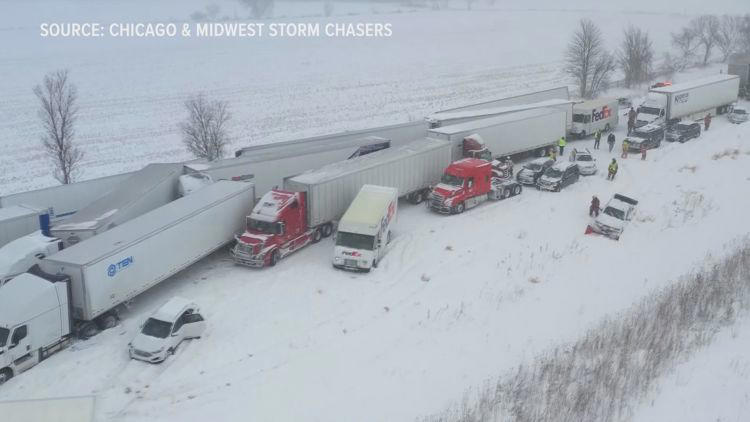 Behind the scenes coordination helped clear massive I-196 pileup