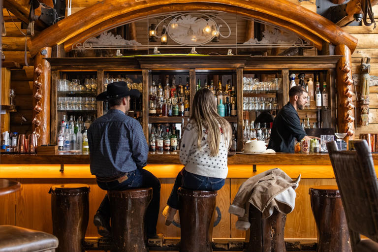 El rancho está a poco más de una milla del centro de la ciudad.