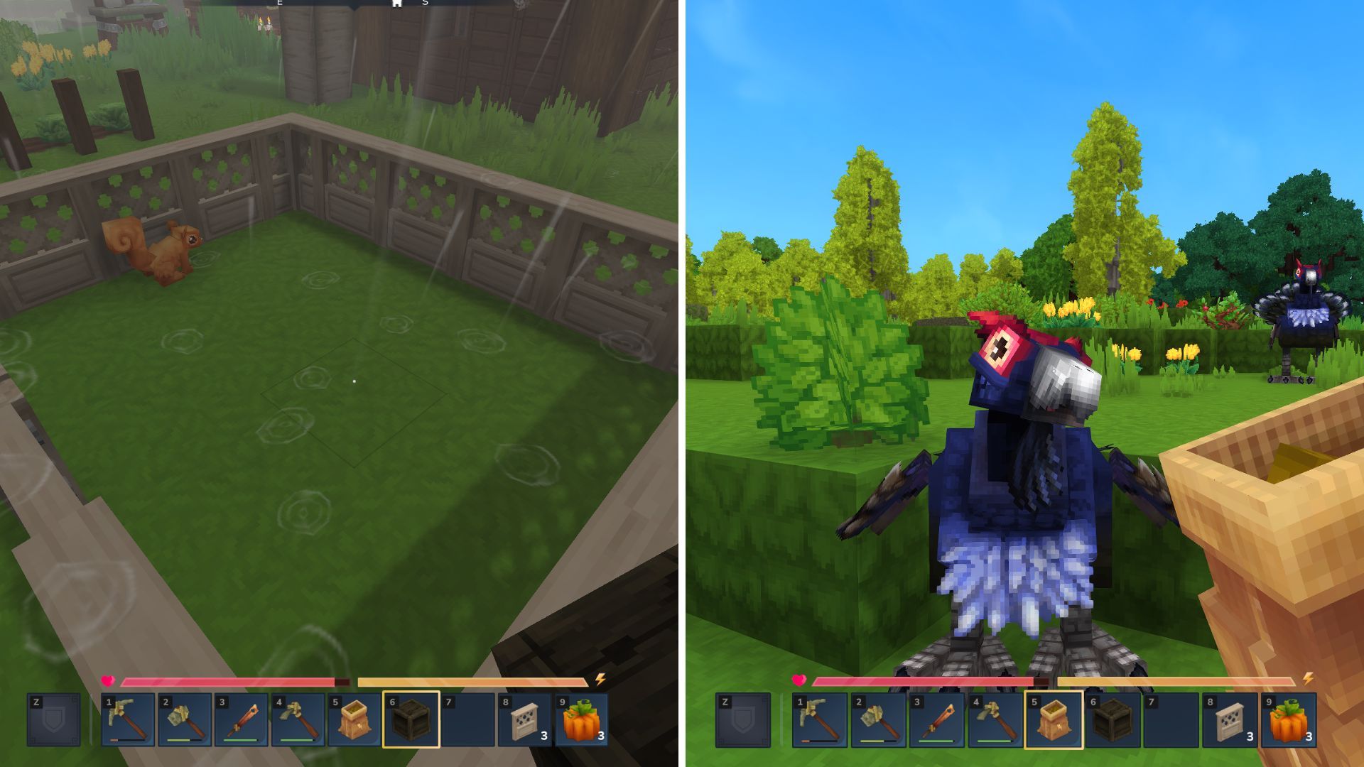 How to lure and tame animals in Hytale