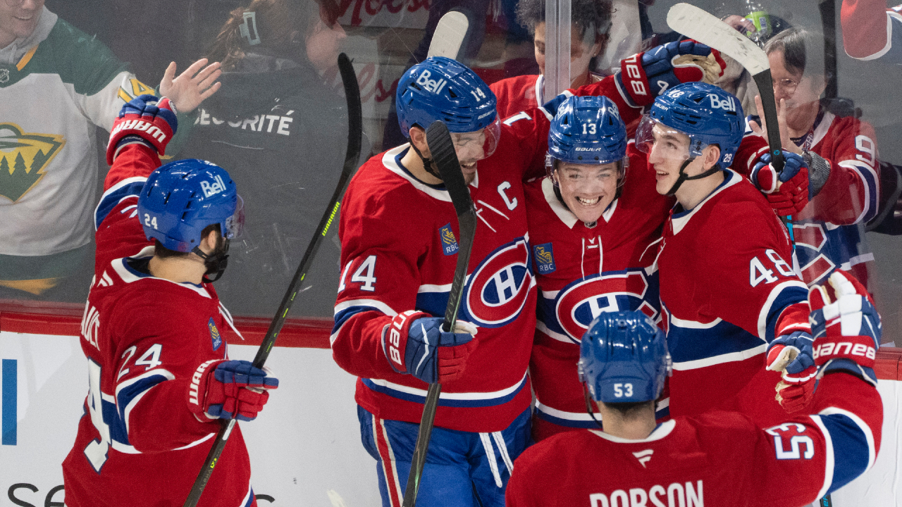 Canadiens’ new grind line lays groundwork for Caufield, Hutson heroics