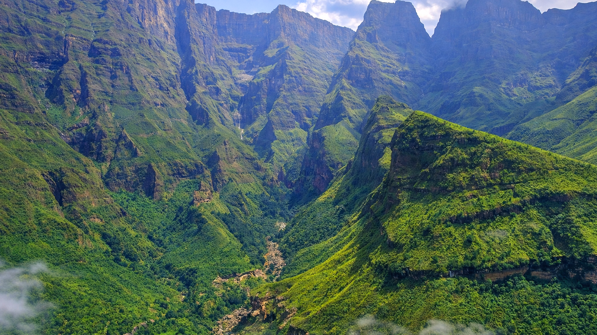 Africa’s dramatic mountain landscape