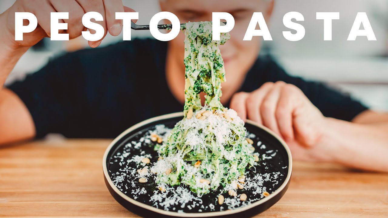 Making basil pesto from scratch exposes what actually matters