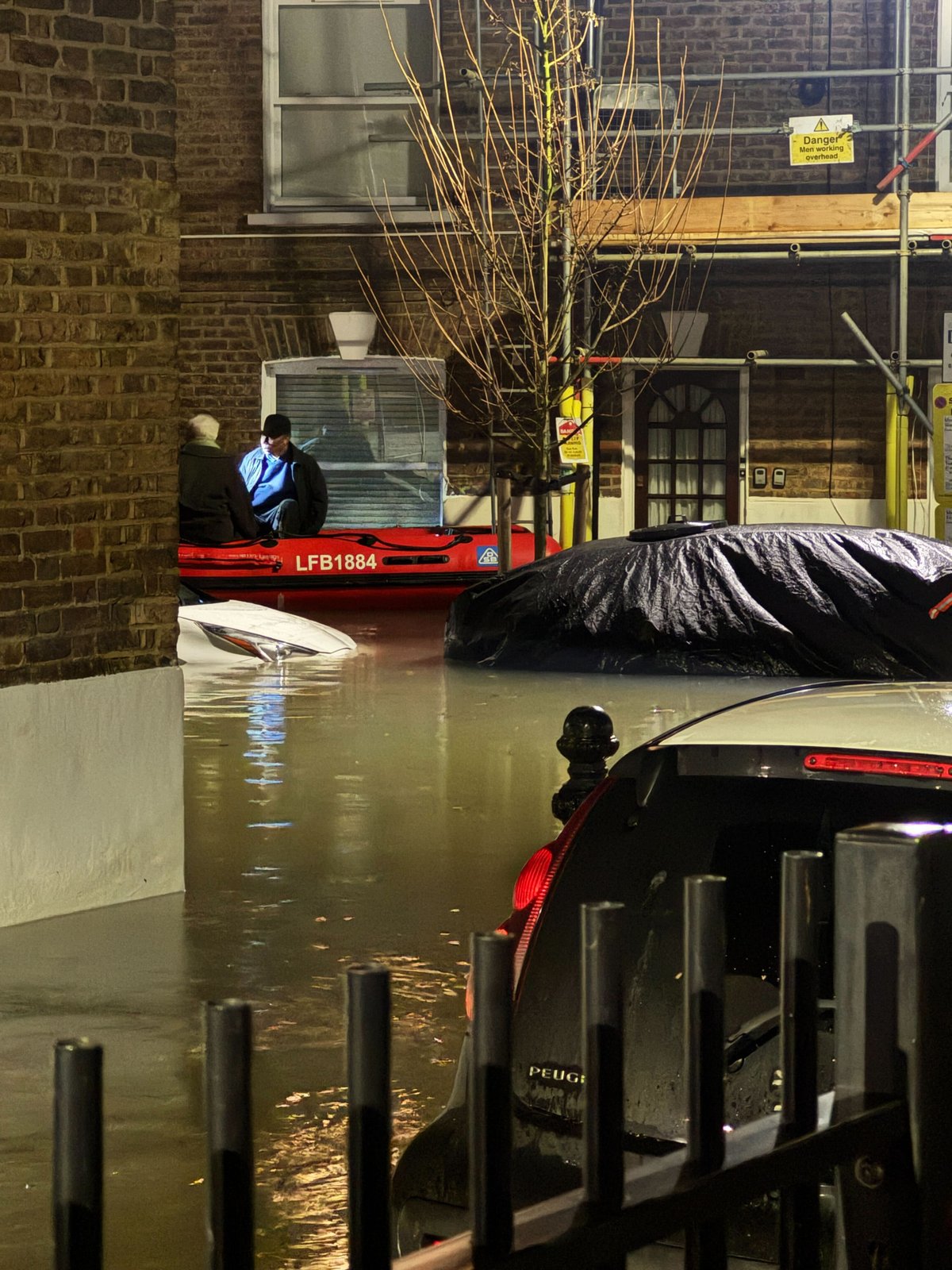 Burst water main floods London homes as street 'turned into river'