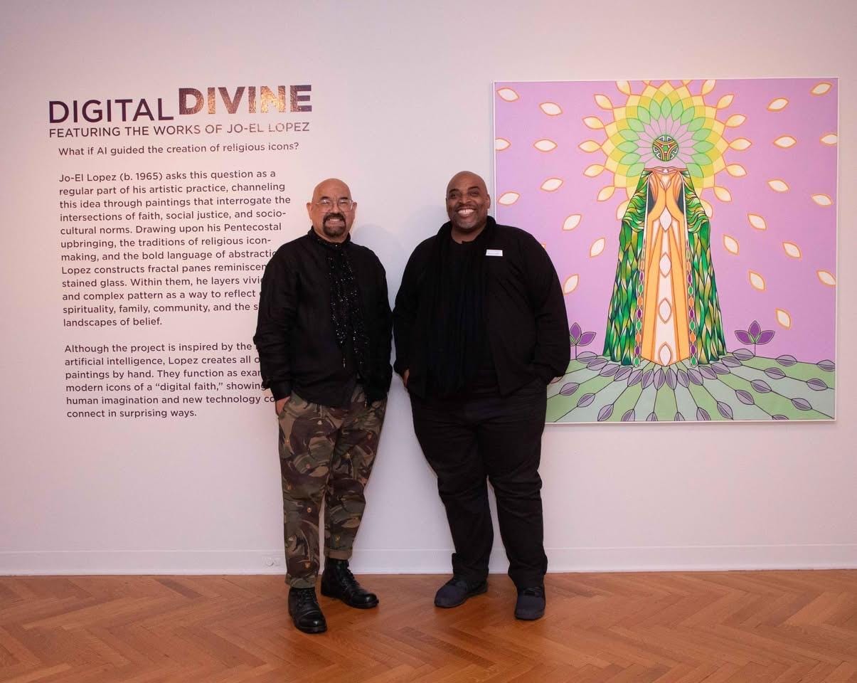 Paterson painter’s 'Digital Divine' exhibit explores AI and religion