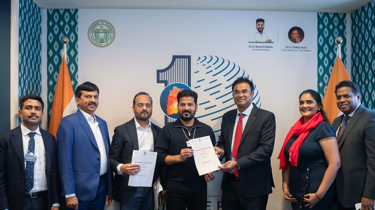 Telangana signs MoU with AI firm Blaize at WEF to boost tech sector