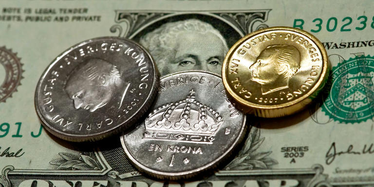 Kronan stärks till högsta nivån på fyra år