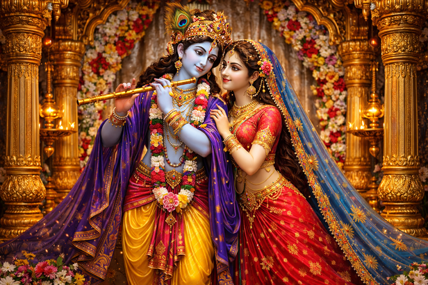 Why is Radha worshipped beside Krishna in most temples but rarely alone?