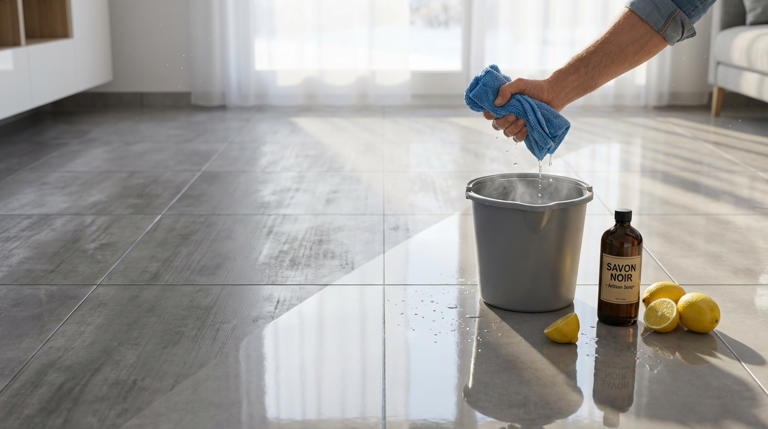 Serpillère Pour Carrelage Brillant