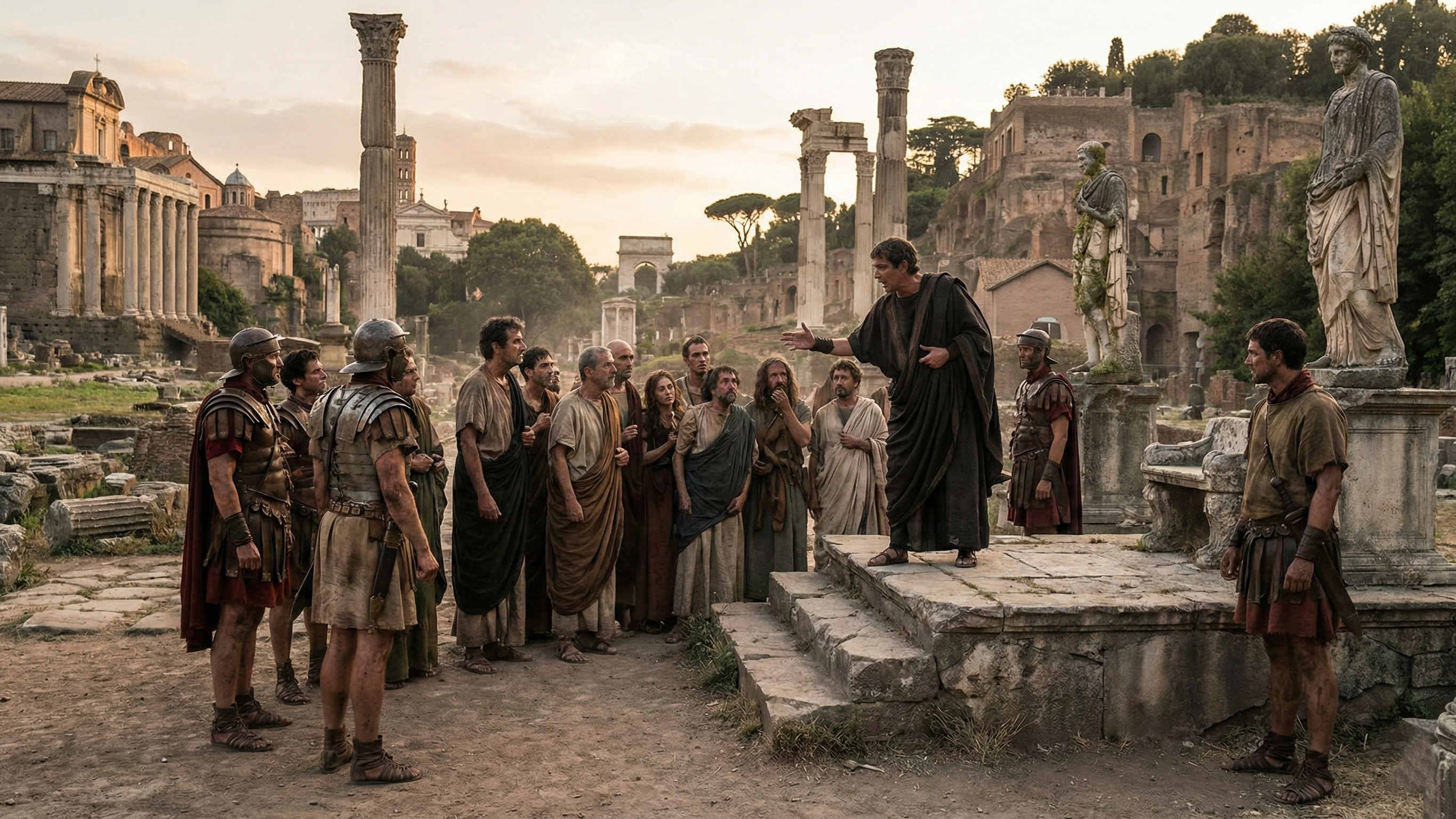 How plague, grain shortages, and greed broke Rome