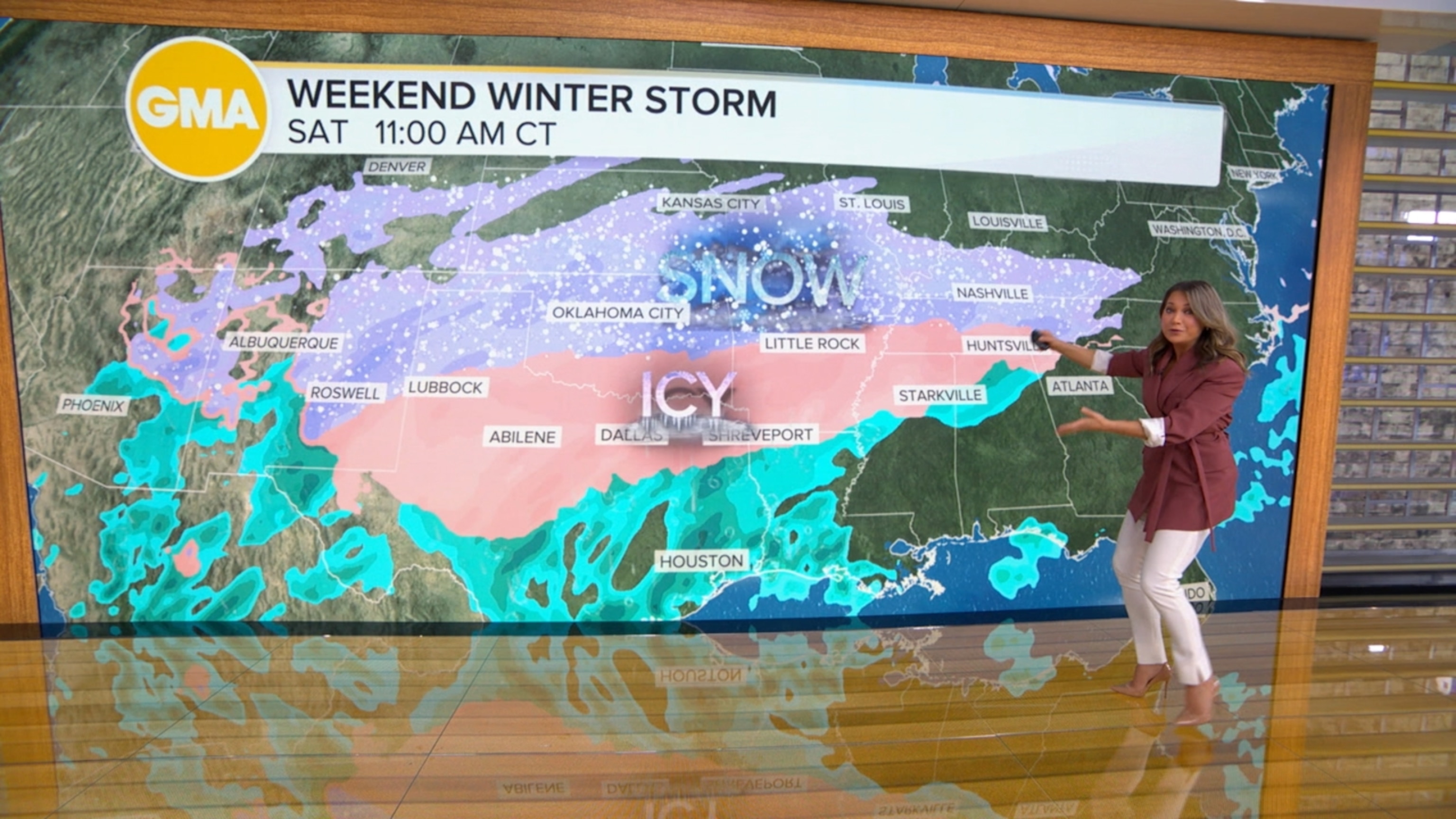 Bitter cold continues as major winter storm takes aim at South