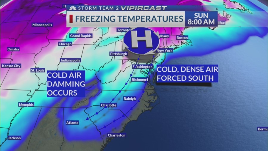 Tracking the possibility for some wintry weather in South Carolina