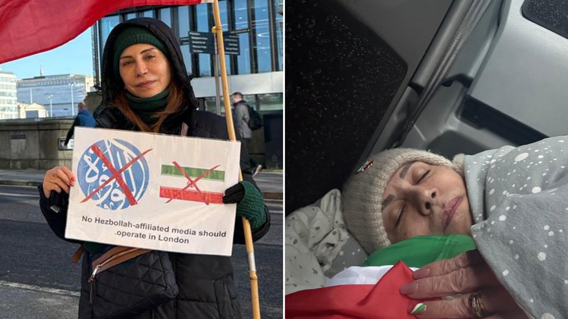 Nasrin Roshan is feeling unwell after five days without food (Picture: Supplied)