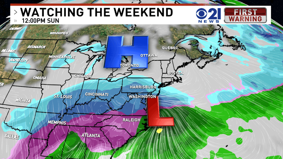 Winter storm threat increasing this weekend