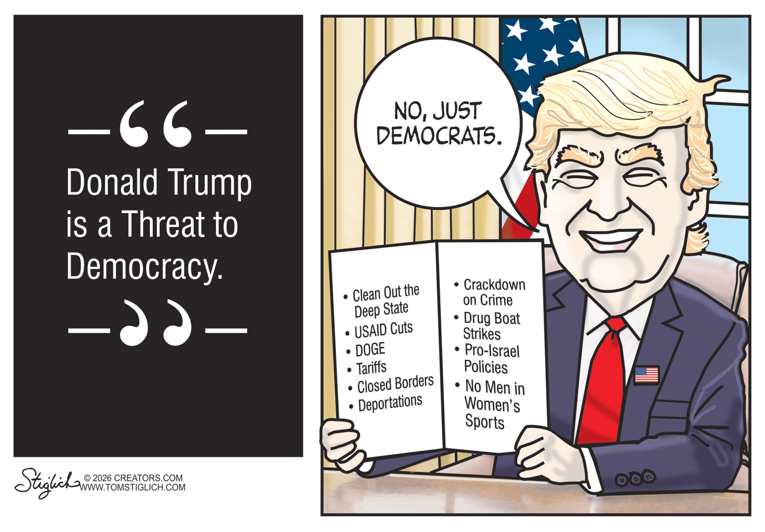 The latest syndicated political cartoons (1/21)