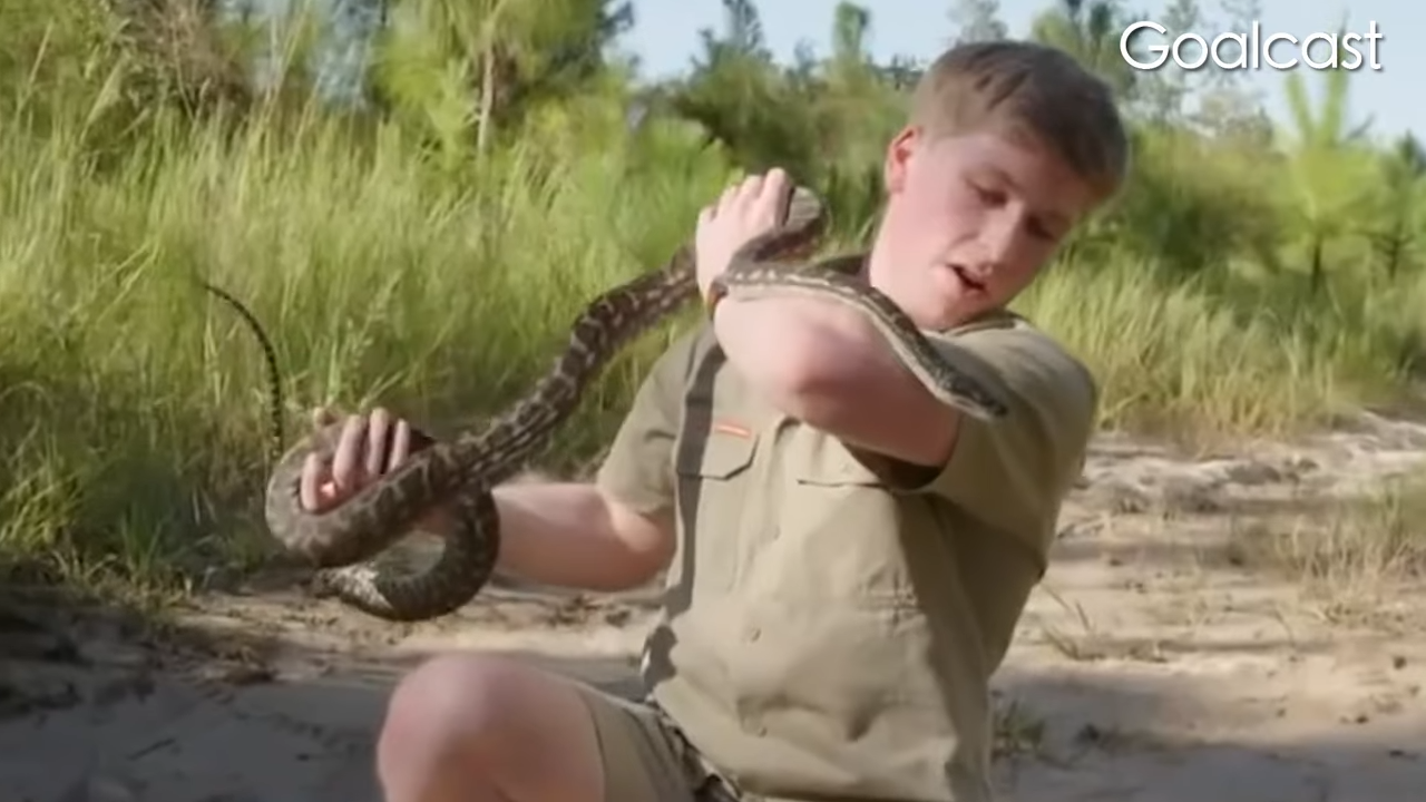 Robert Irwin explains the pressure of carrying Steve Irwin’s legacy