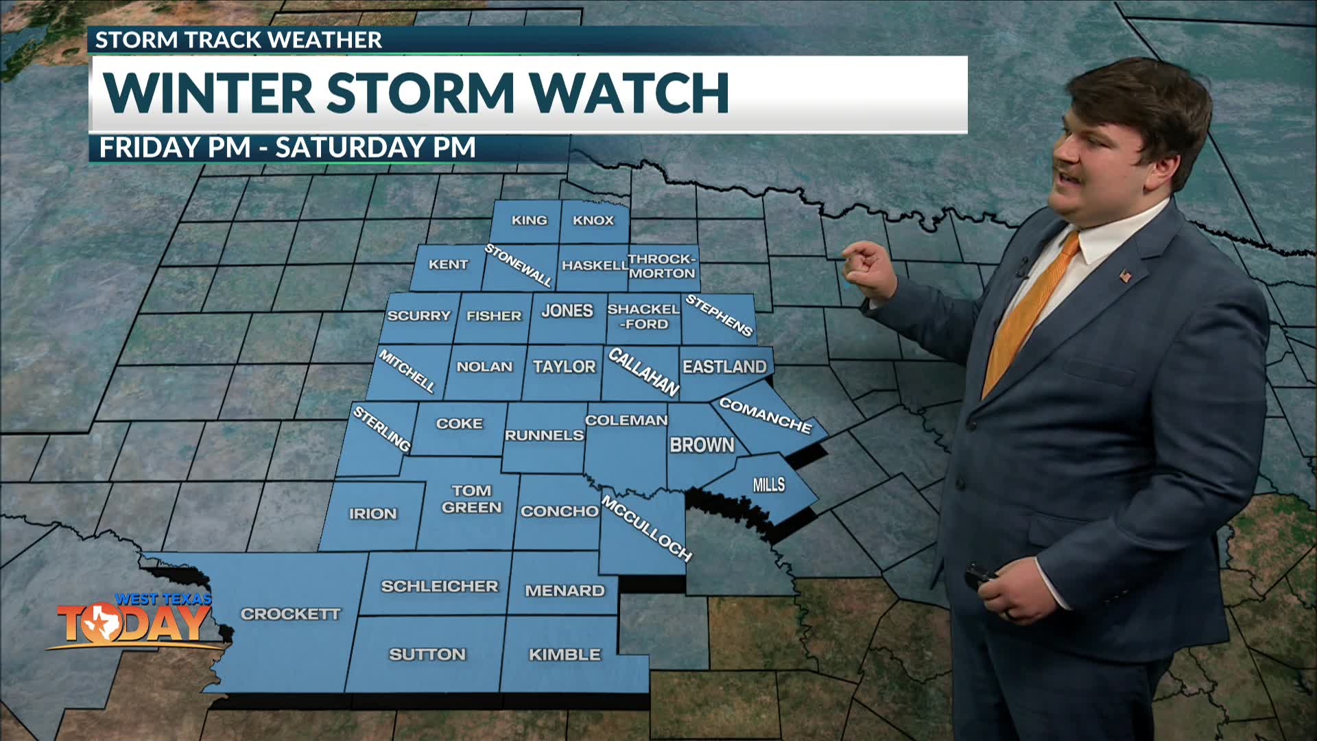 West Texas winter weather update - Wednesday, Jan 21