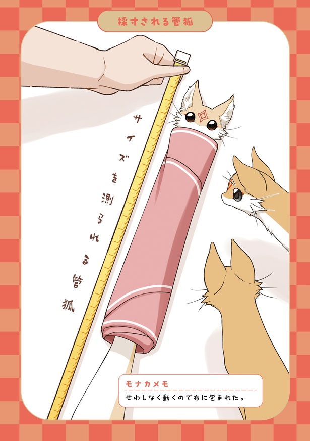 管狐ページ 管から出たくない管狐。修行をさせようと呼びかけるも…永遠に胴体が