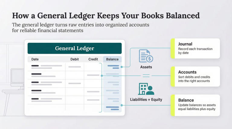 What is general ledger accounting?