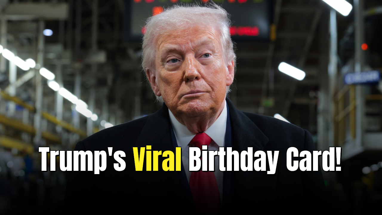 Giant replica of Donald Trump's birthday card to Jeffrey Epstein ...