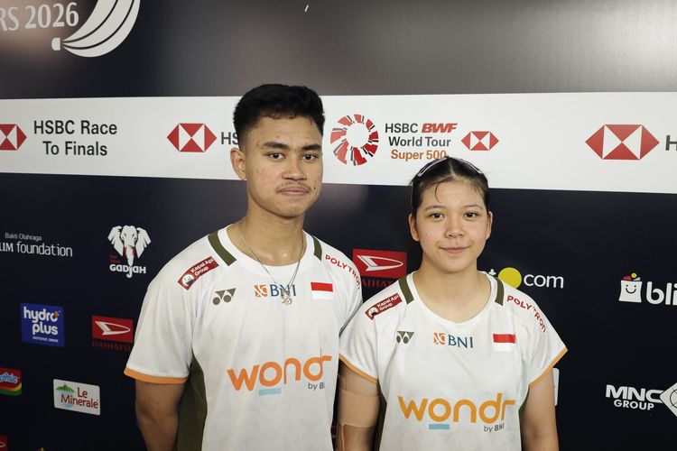 Atlet bulu tangkis bersiap bertanding