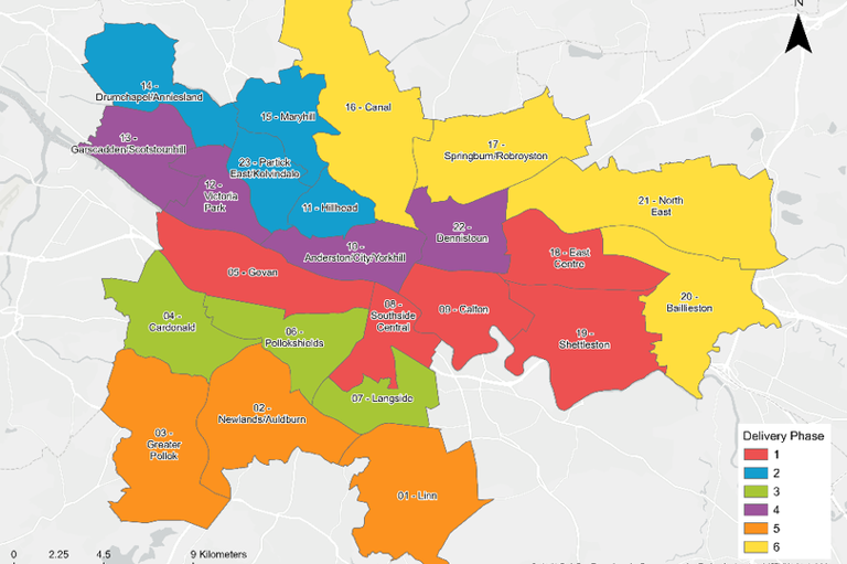 Exact Glasgow areas where 20mph zones will be introduced on streets ...