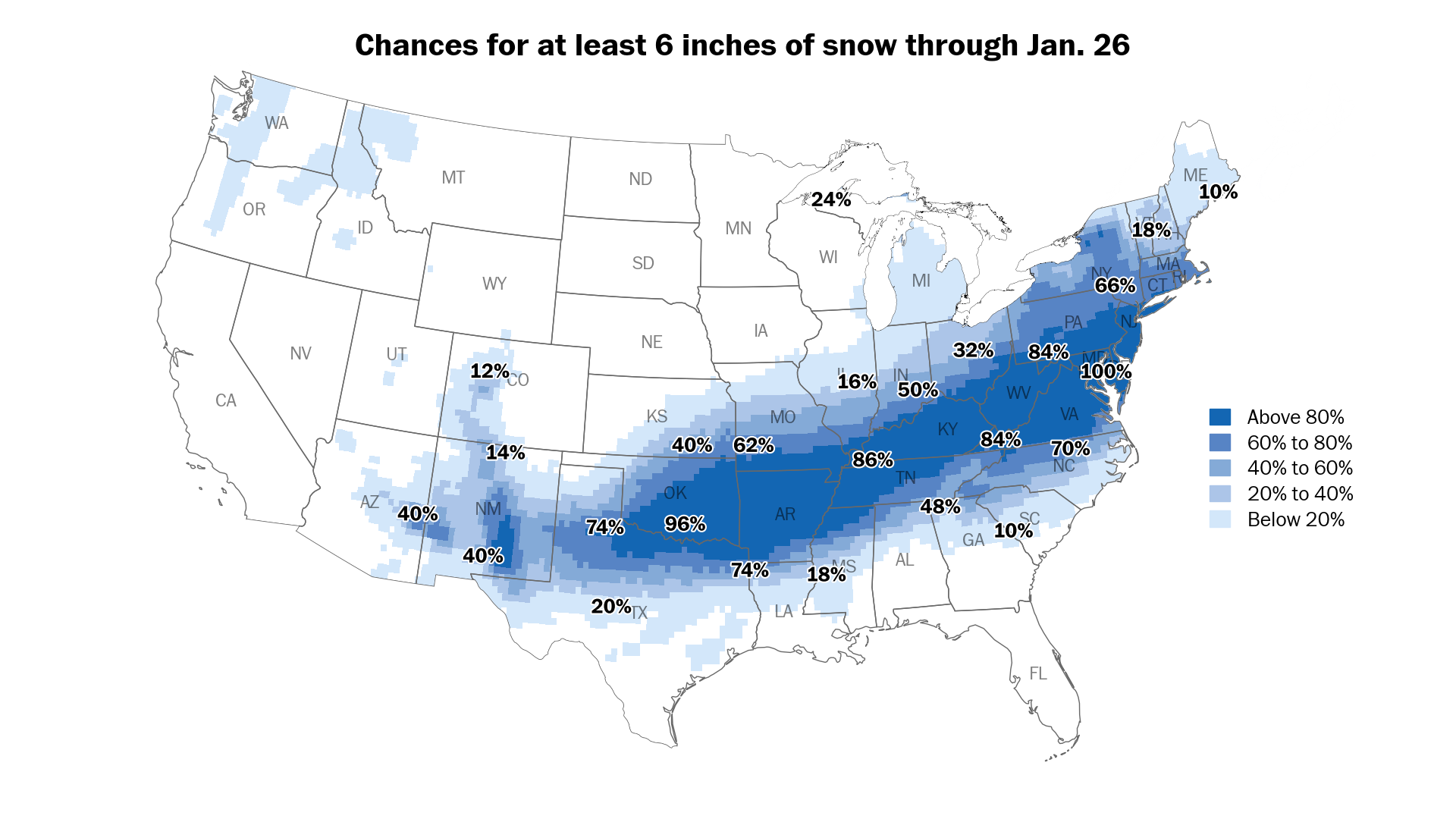 A massive storm could soon engulf a 2,000-mile stretch with snow and ice