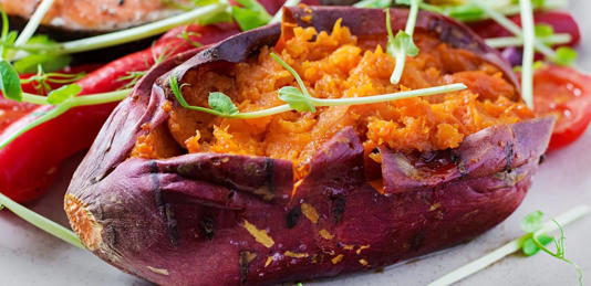 البطاطا الحلوة وجبة صحية ومغذية