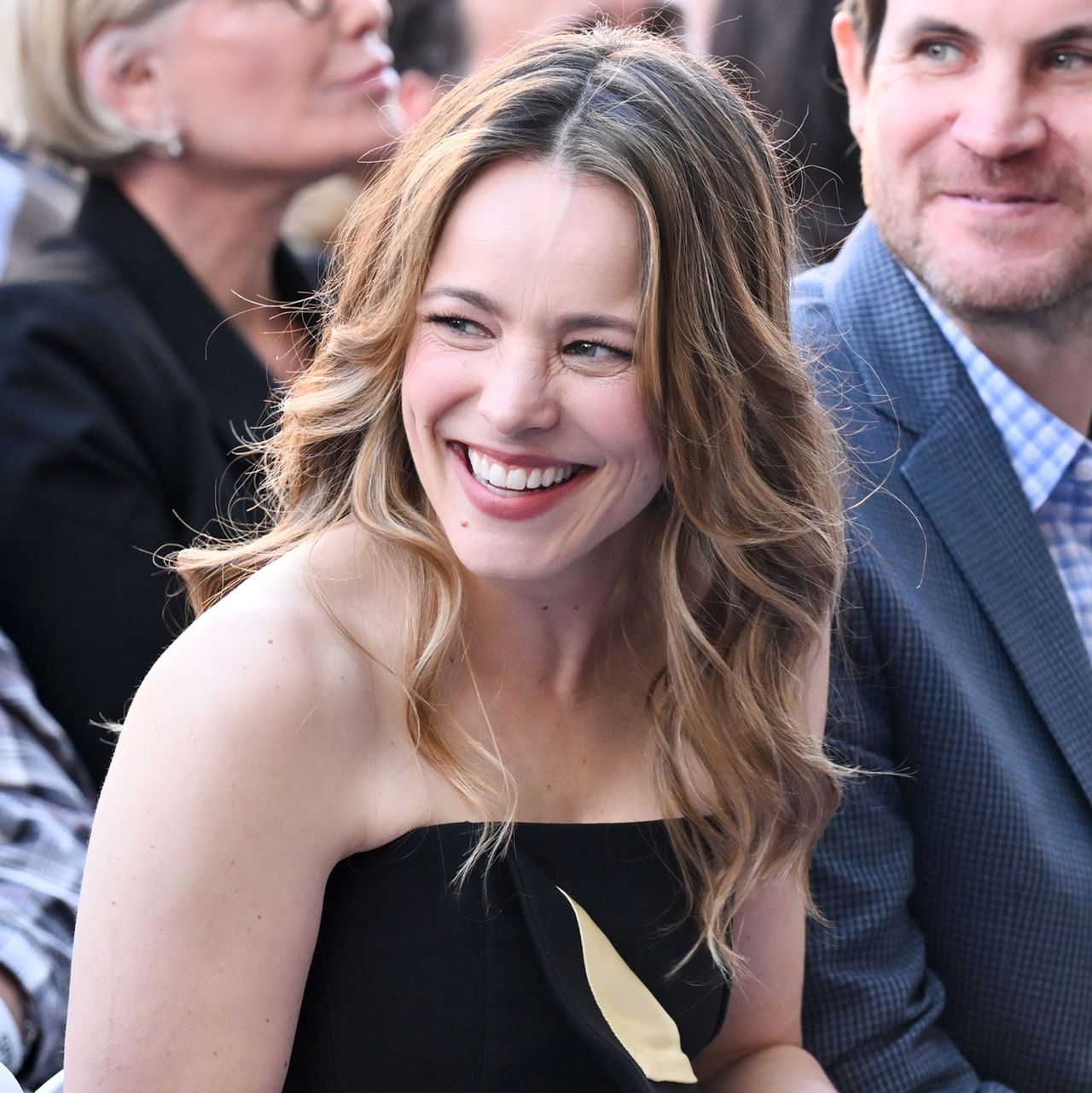 Rachel McAdams just wore a peplum top like it's 2011 again—one key ...