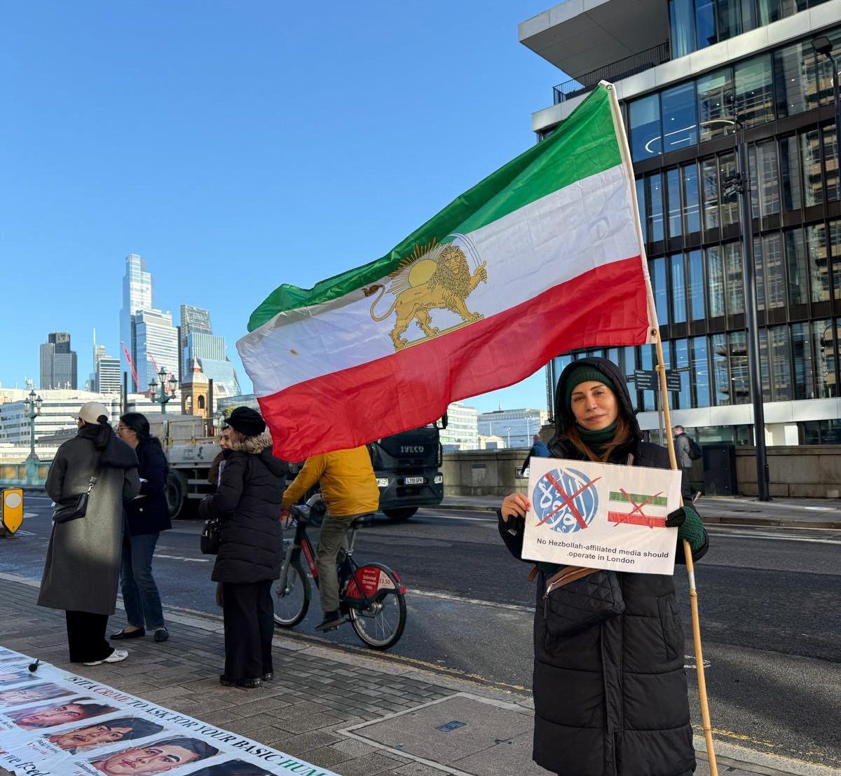 Ex-Iranian prisoner on hunger strike at US embassy