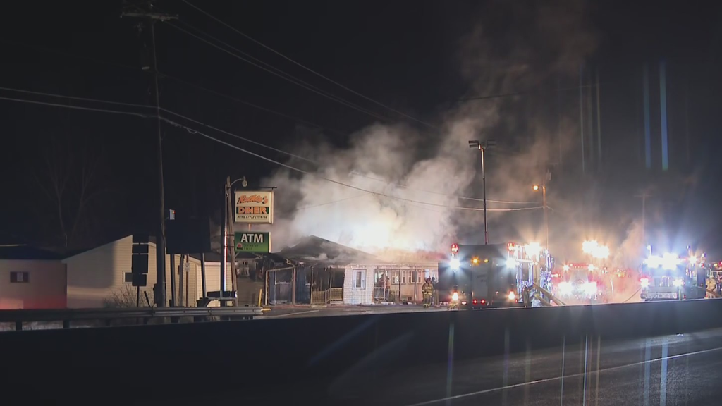 Beloved Westmoreland County diner goes up in flames overnight