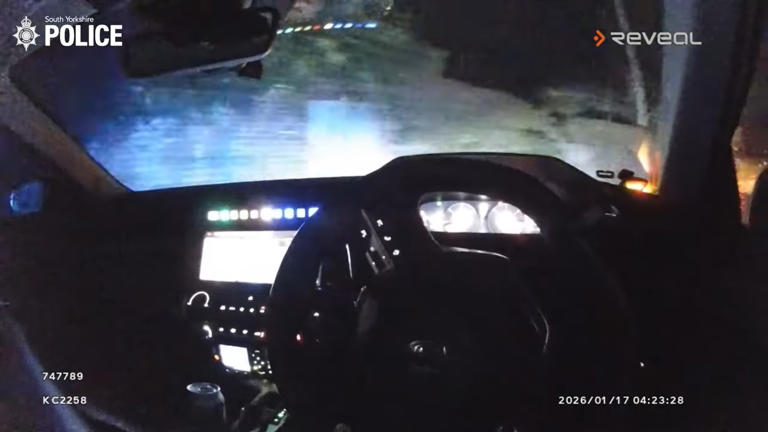 Watch as speeding driver crashes and flees on foot after police pursuit