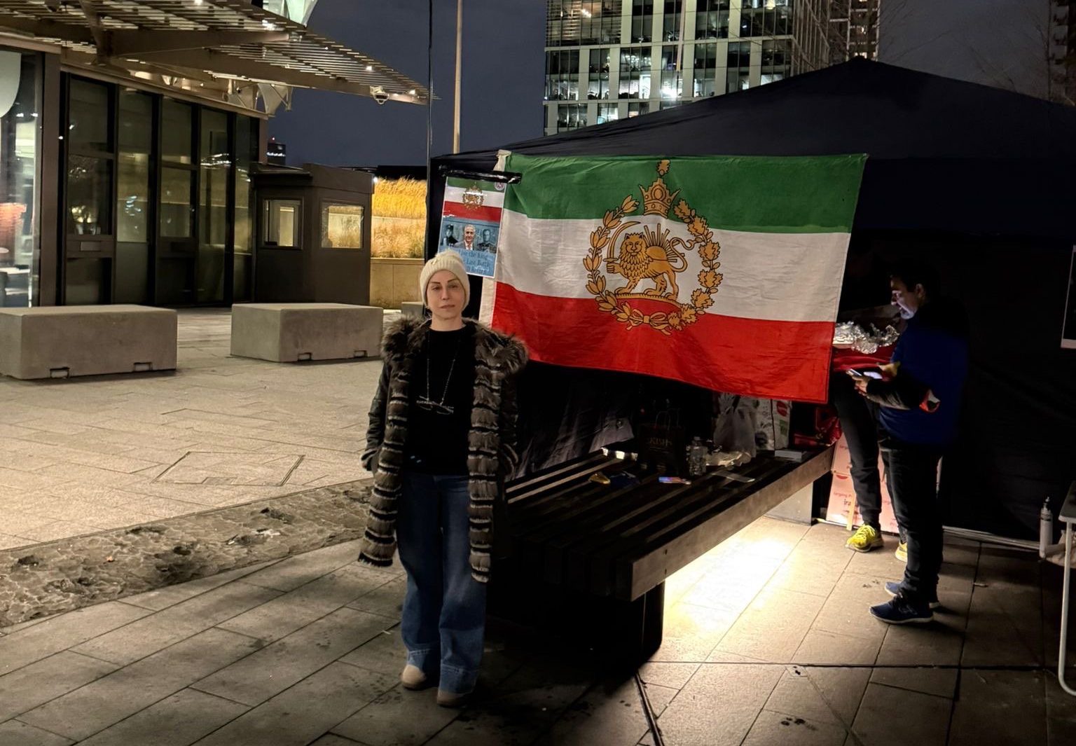 Ex-Iranian prisoner on hunger strike at US embassy