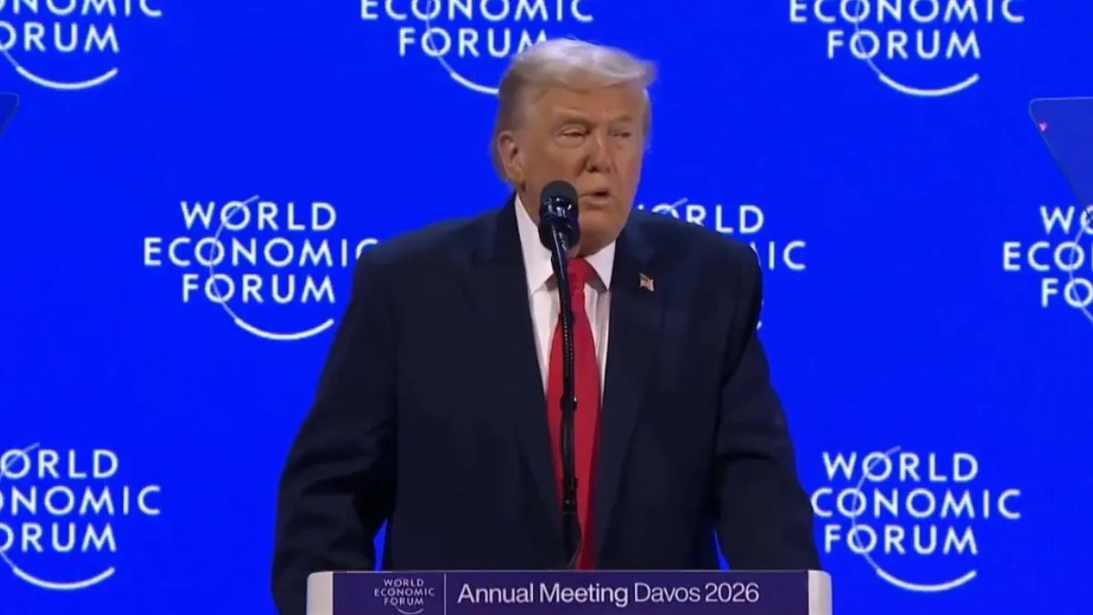 Donald Trump Davos speech: US president says Europe not heading in ...