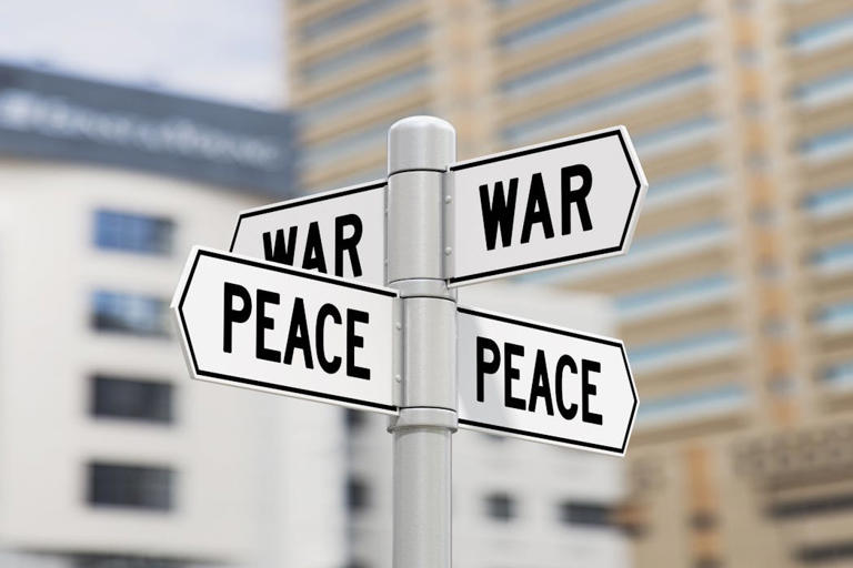 From ancient Rome to today, war-makers have talked constantly about peace